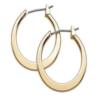 7 Pair Goldtone Hoop Earrings