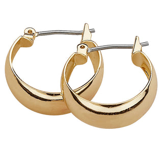 7 Pair Goldtone Hoop Earrings