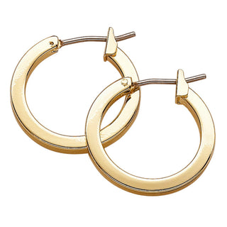 7 Pair Goldtone Hoop Earrings