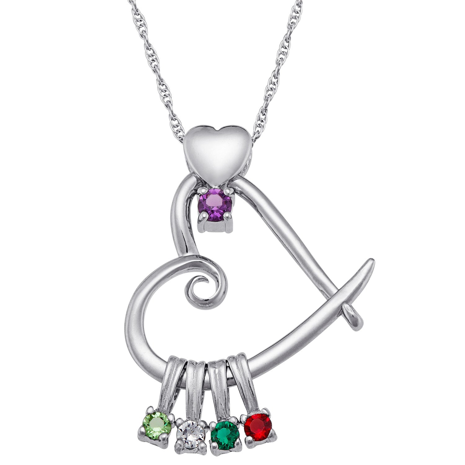 Birthstone necklace for mom walmart fashion