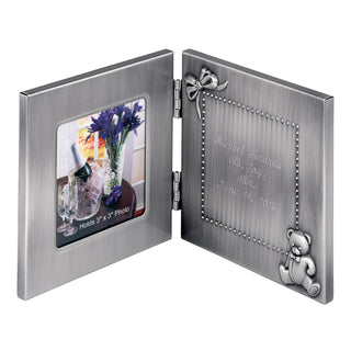 Engraved Hinged Baby Photo Frame