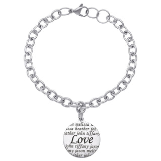 Everscribe Love Engraved Name Bracelet