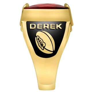 Men's Yellow CELEBRIUM Traditional Deco Class Ring