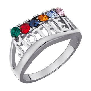 MOTHER Birthstone Ring