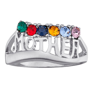 MOTHER Birthstone Ring