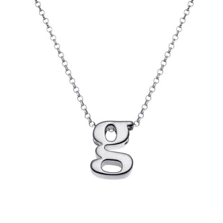 Initially Yours Sterling Silver Initial Pendant Necklace