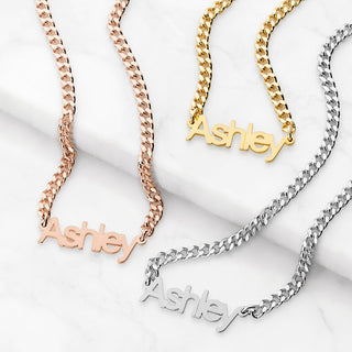 Classic Look Name Necklace