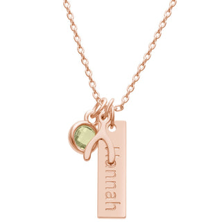 Make A Wish Personalized Charm Necklace