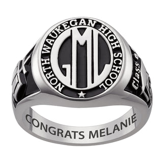 Ladies CELEBRIUM Oval Signet Class Ring