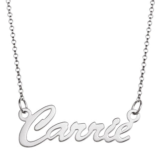 PREMIUM Sterling Silver Script Name Necklace