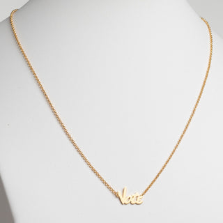 14K Gold Plated Bold Name Necklace