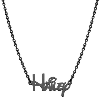 Stainless Steel Whimsical  Name Necklace