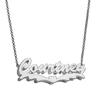 Personalized Double Nameplate Necklace