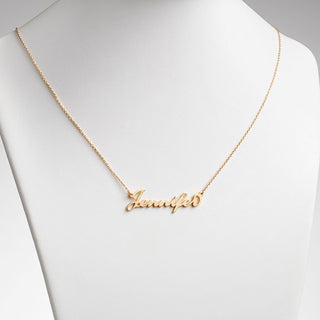 14K Gold Plated Script Name Necklace