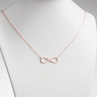 14K Rose Gold Plated Infinity Name Necklace