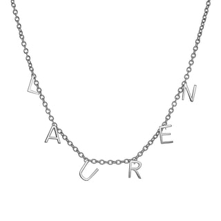 Sterling Silver Dainty Name Choker