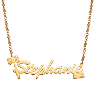 14K Gold Plated Lawyer Name Necklace