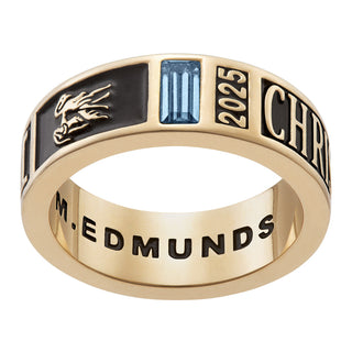 Ladies' 14K Gold over Sterling Class Ring