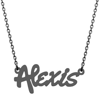 Stainless Steel Bold Name Necklace