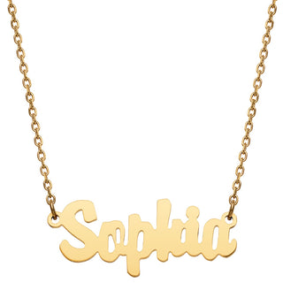 Stainless Steel Mini Name Necklace