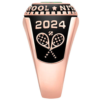 Men's Rose Gold Celebrium Stone Class Ring