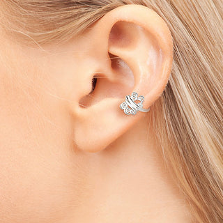 Sterling Silver Monogram Ear Cuffs