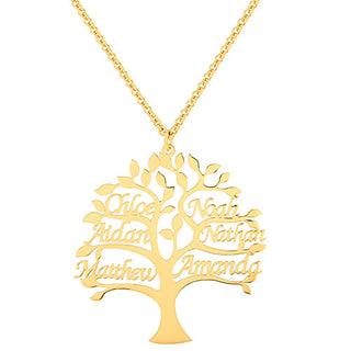 Name Family Tree Necklace