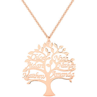 Name Family Tree Necklace