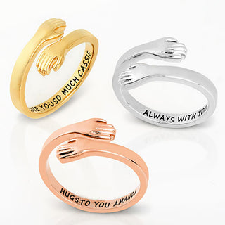 Personalized Hug Ring