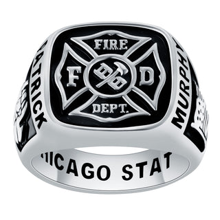 Men's Celebrium Fire Dept First Responder Ring