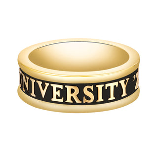 Women's 14K Gold over Sterling Silver Personalized Class-Graduation Band Ring