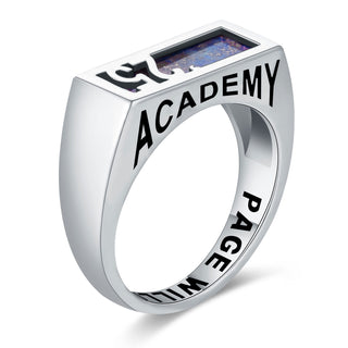 Women's Celebrium Contemporary Graduation Year Signet Class Ring