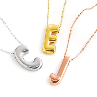 Balloon Initial Necklace